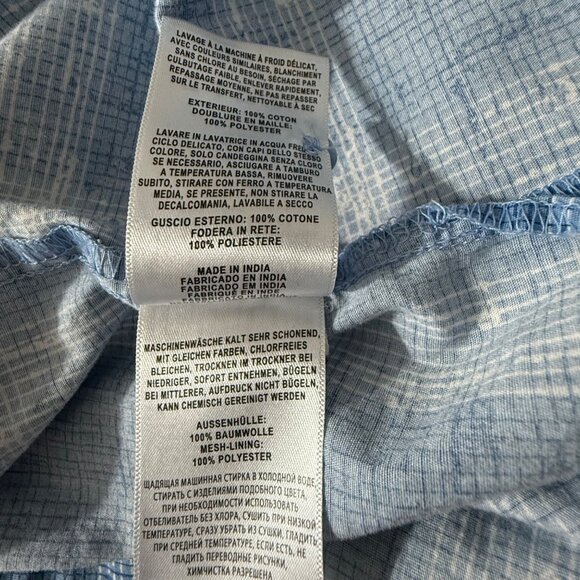 Columbia PFG Shirt Mens XXL Trollers Best Short Sleeve Vented Fishing Plaid Blue - Picture 10 of 13